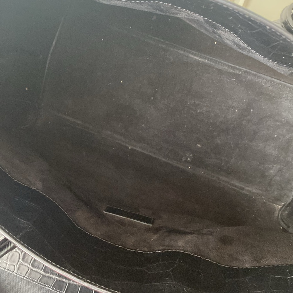 SAINT LAURENT Med/Lrg Croc Sac Du Jour - Picture 10 of 14